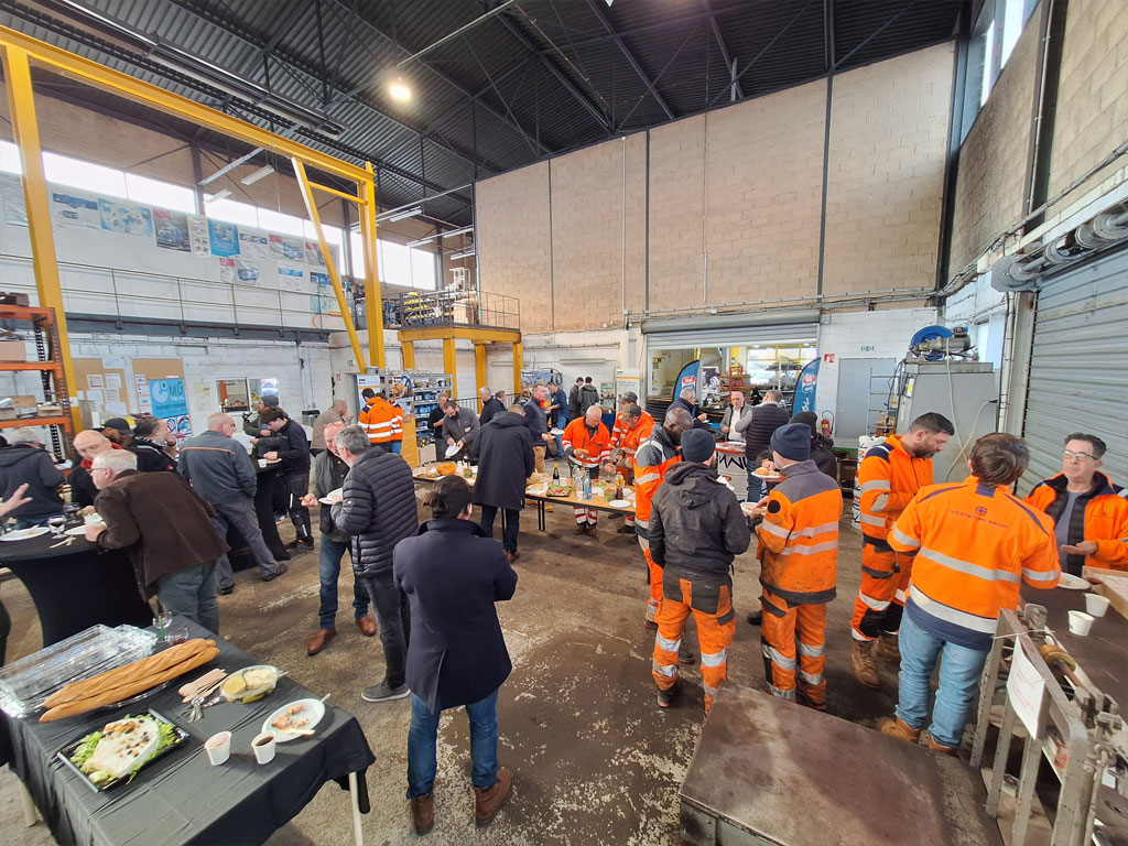 buffet journées porte ouverte TEC-hydro 77